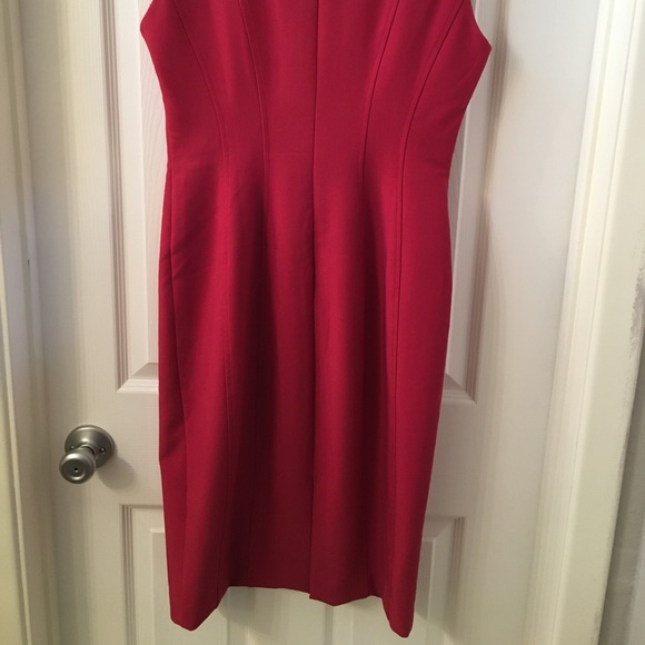 Dark Pink Work Dress - Picture 2 of 3